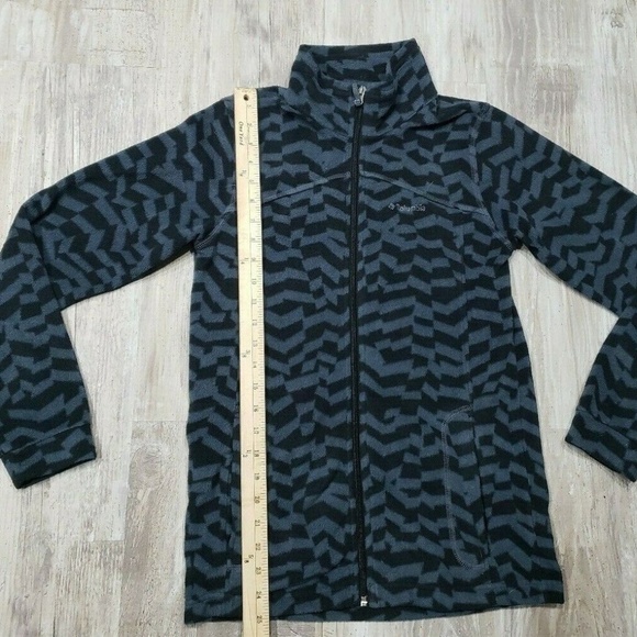 Columbia Youth Large Zip-up Fleece Sweatshirt Jacket - Picture 2 of 5